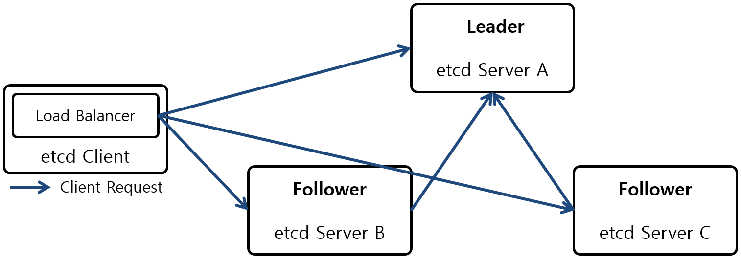 [그림 1] etcd Server Cluster