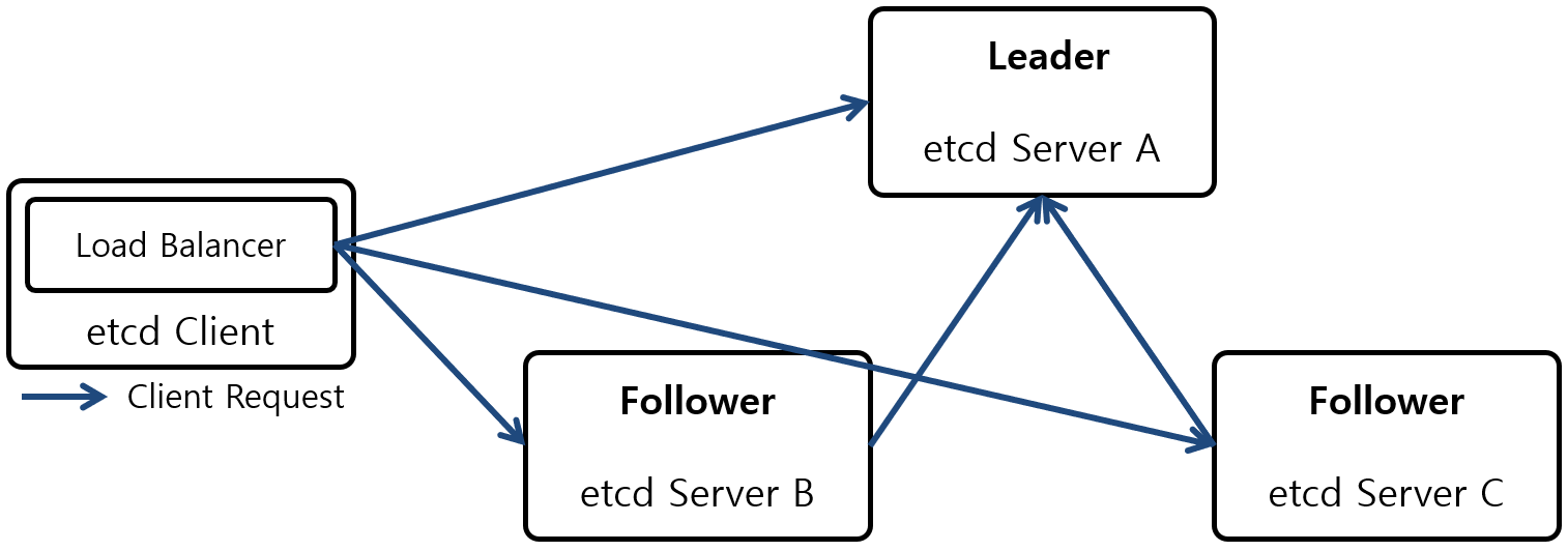 [Figure 1] etcd Server Cluster